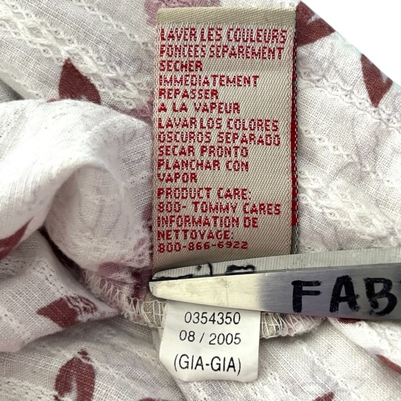 Rare Vintage Y2K Tommy Jeans Floral Country Western Pearl Snap Blouse Sz Large - Picture 9 of 10